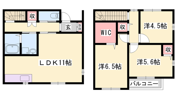 メゾンメルベーユの物件間取画像